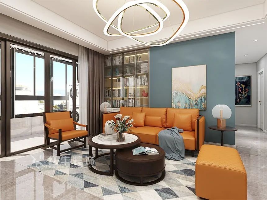 140㎡四房改三房，改善型住宅就要这样设计！（蔡成昊_泊云间140㎡现代轻奢风格_4室2厅2卫_新房装修_半包￥106935）04